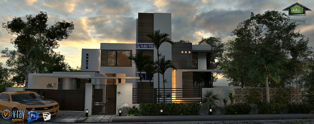 Modern Minimalist House - 3 Storey RoofTop Residence - J.J ...